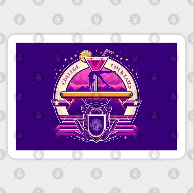 College & Cocktails Sticker by GymCastic